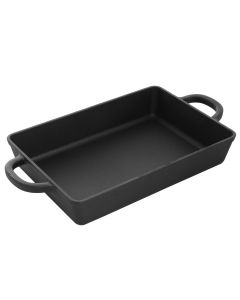Crock Pot Artisan 13 in. Preseasoned Cast Iron Lasagna Pan