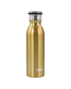 WAO 20 Ounce Stainless Steel Insulated Thermal Bottle with Lid in Dark Gold