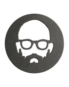 Babish 8 Inch Round Cast Iron Trivet in Black