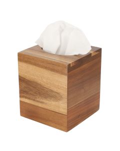 MegaChef Acacia Wood Tissue Box Holder