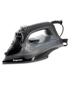 Impress Mid-Sized Spray Steam and Dry Iron in Black with Motion Auto-Shutoff