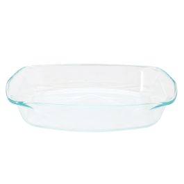 Soho Lounge Carnegie Hill 16 inch x 11 Inch x 3.1 Inch Tempered Glass Multi-Purpose Pan with Built-in Handles